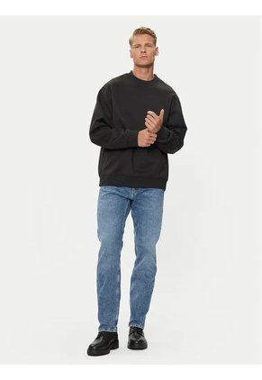 Saco Negro Con Logo Tape Calvin Klein