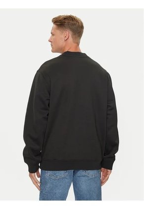 Saco Negro Con Logo Tape Calvin Klein