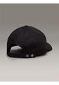 Gorra Negra De Algodón Con Barra Metálica Calvin Klein de Calvin Klein