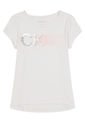 Camiseta Con Logotipo De Lentejuelas Niña Blanco Calvin Klein de Calvin Klein