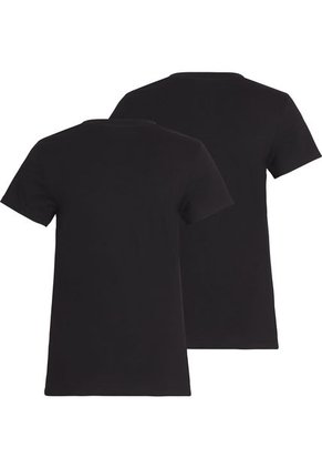 Pack De 2 Camisetas Negra Manga Corta Slim Fit Para Mujer Calvin Klein