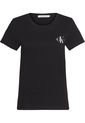 Pack De 2 Camisetas Negra Manga Corta Slim Fit Para Mujer Calvin Klein de Calvin Klein