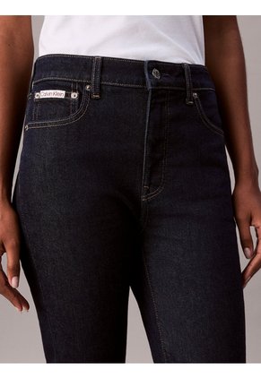 Jeans Rojo Skinny Para Botas Con Lavado Clásico Calvin Klein