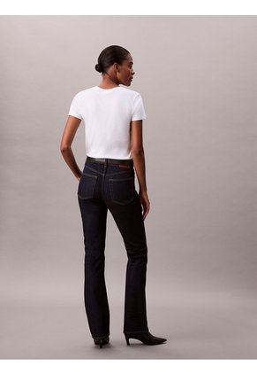 Jeans Rojo Skinny Para Botas Con Lavado Clásico Calvin Klein