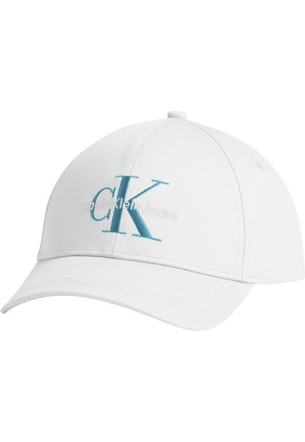Gorra Blanca De Algodón Orgánico Calvin Klein