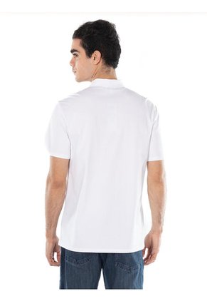 Polo Blanco Con Bolsillo Para Hombre Calvin Klein