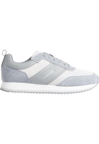 Tenis Gris Low Top Lace Up Calvin Klein Calvin Klein