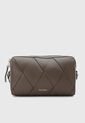 Bolso Manos Libres Calvin Klein Woven Camera Marrón de Calvin Klein