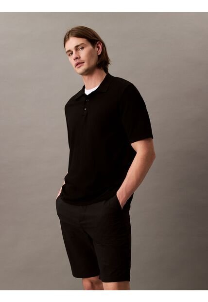 Bermudas Negro Técnico Clásico Calvin Klein