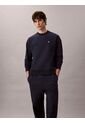 Jogger Azul En Tejido Terry Premium Con Monograma Bordado Calvin Klein de Calvin Klein