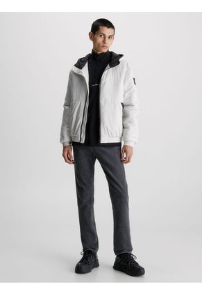 Cortavientos Acolchado En Poliéster Hombre Beige Calvin Klein