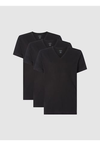 Paquete De 3 Camisetas Negras Cuello V Para Hombre Calvin Klein Calvin Klein