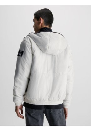 Cortavientos Acolchado En Poliéster Hombre Beige Calvin Klein