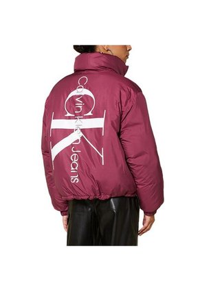 Chaqueta De Plumas Reversible 90S Mujer Morado Calvin Klein