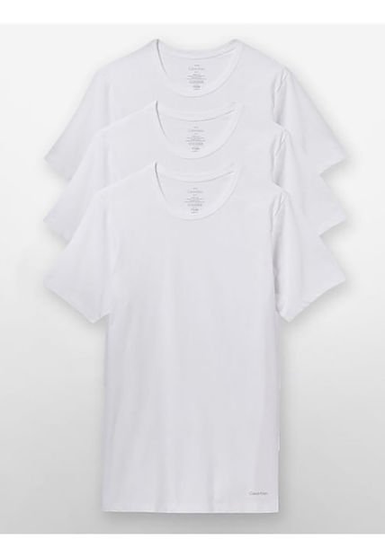 3 Pack De Camisetas Slim Blancas Para Hombre Calvin Klein