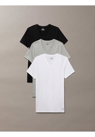 Pack Multicolor De 3 Camisetas Con Cuello V - Cotton Classics Calvin Klein Calvin Klein