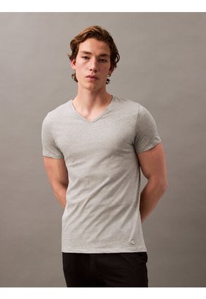 Pack Multicolor De 3 Camisetas Con Cuello V - Cotton Classics Calvin Klein