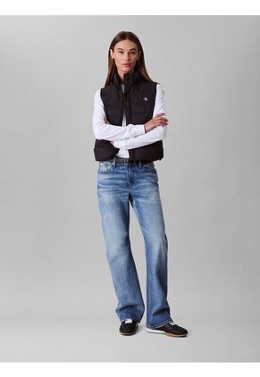 Chaleco Negro Acolchado Ligero Calvin Klein