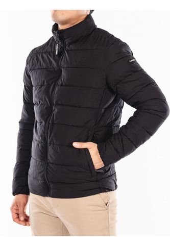 Chaqueta Manga Larga Con Cierre De Cremallera Hombre Negro Calvin Klein