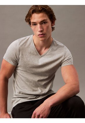 Pack Multicolor De 3 Camisetas Con Cuello V - Cotton Classics Calvin Klein