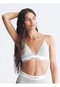 Bralette Gris En Triángulo Para Mujer de Calvin Klein