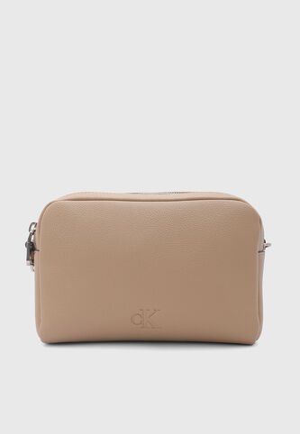 Bolso Manos Libres Calvin Klein Beige Calvin Klein
