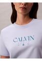 Camiseta Gris De Corte Clásico Con Gráfico Calvin Klein de Calvin Klein