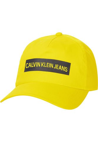 Calvin Klein - Gorra De Sarga De Algodón Con Logo Amarillo C | Knasta  Colombia