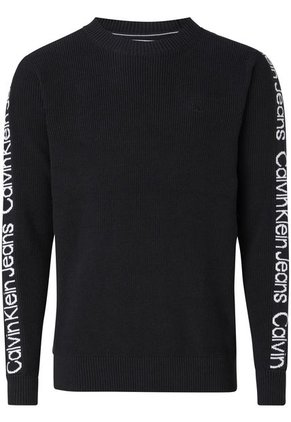 Camiseta Manga Larga Hombre Negro Calvin Klein