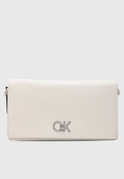 Bolso Manos Libres Calvin Klein Marfil