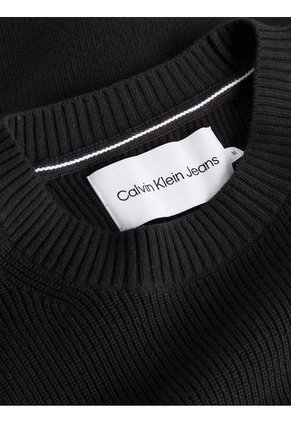Camiseta Manga Larga Hombre Negro Calvin Klein