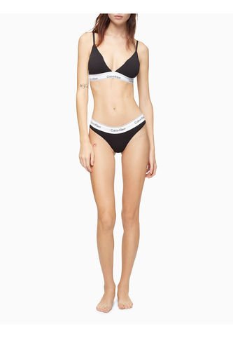 Bralette Negro De Triángulo Para Mujer Calvin Klein