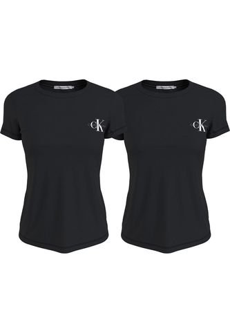 Paquete De 2 Camiseta De Corte Slim Y Diseño De Mo Calvin Klein Calvin Klein