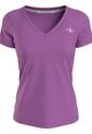 Camiseta Con Logo Violeta Calvin Klein de Calvin Klein
