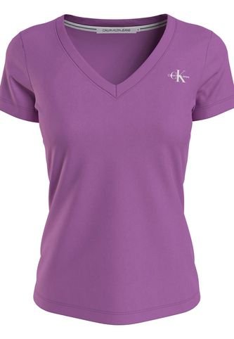 Camiseta Con Logo Violeta Calvin Klein Calvin Klein