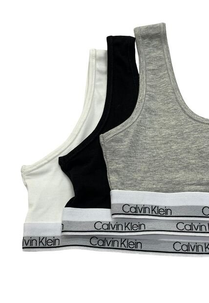 Pack Multicolor De 3 Bralette Calvin Klein