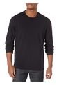 Camiseta Manga Larga Con Logo Hombre Negro Calvin Hombre Negro Calvin Klein de Calvin Klein