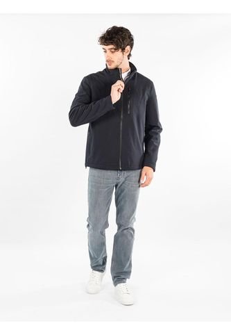 Chaqueta Manga Larga Con Cierre De Cremallera Azul Calvin Klein Calvin Klein