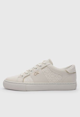 Tenis Casual Calvin Klein Charie Beige Calvin Klein