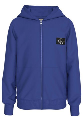 Buzo Azul Con Capota Y Monograma Para Niño Calvin Klein Calvin Klein