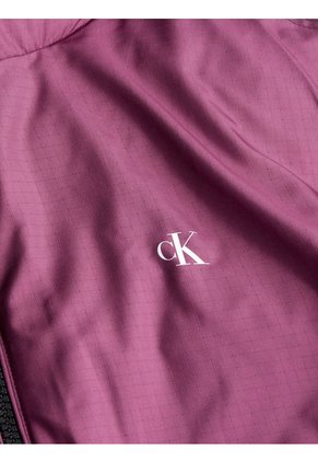 Chaqueta De Plumas Reversible 90S Mujer Morado Calvin Klein