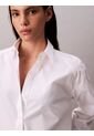 Camisa Blanca Solid Boxy Cropped Calvin Klein de Calvin Klein
