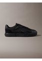Tenis Negro De Corte Bajo Con Bandas Laterales Calvin Klein de Calvin Klein
