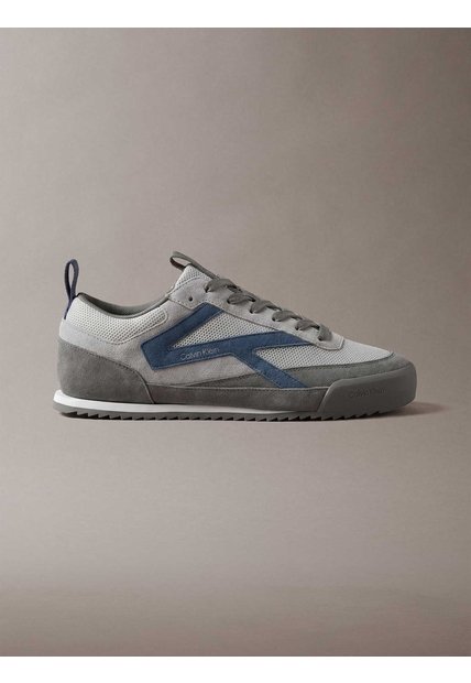 Tenis Gris Deportivos De Corte Bajo Calvin Klein