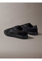 Tenis Negro De Corte Bajo Con Bandas Laterales Calvin Klein de Calvin Klein