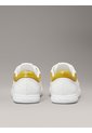 Tenis Blanco De Cuero De Perfil Bajo Calvin Klein de Calvin Klein