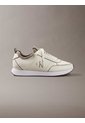 Tenis Beige Retro Runner De Cuero Calvin Klein de Calvin Klein