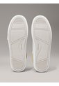Tenis Blanco De Cuero De Perfil Bajo Calvin Klein de Calvin Klein