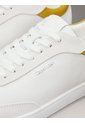 Tenis Blanco De Cuero De Perfil Bajo Calvin Klein de Calvin Klein