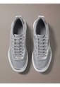 Tenis Gris Runner De Perfil Bajo Con Franjas Calvin Klein de Calvin Klein